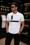 Philipp Plein бяла мъжка тениска тип поло – S, XXL, снимка 2