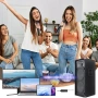 Комплект от 2 Безжични Динамични Микрофона 1TECH, Презареждаеми, с LED Дисплей и Plug & Play, снимка 17