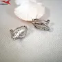 Обеци с платинено покритие 211231, снимка 1