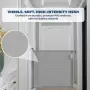 Hollyhome Прибираща се предпазна врата за бебета и домашни любимци, до 180 см, 86 см висока, снимка 6