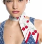 Louis Vuitton Bandeau Scarf копринен шал , снимка 4