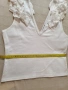 Разкошна бяла блуза на ZARA р-р 28, снимка 5