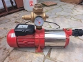 Помпа за вода Raider RD-MSWP86 (1000W, 58m напор) с монтиран манометър, снимка 1