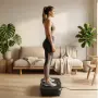 Вибрационна платформа 150W с Bluetooth, дистанционно и ластици – до 150 кг, снимка 6