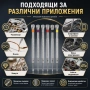 Професионални часовникарски финни отвертки комплект за ремонт на часовници смяна батерии часовникари, снимка 7