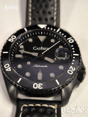 Часовник автоматичен японски Cadisen , снимка 4 - Мъжки - 55229883