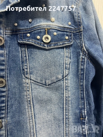 Дънково яке размер S/M, снимка 3 - Якета - 54177296