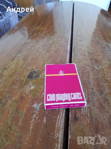 Стари карти за игра Club Playing Cards
