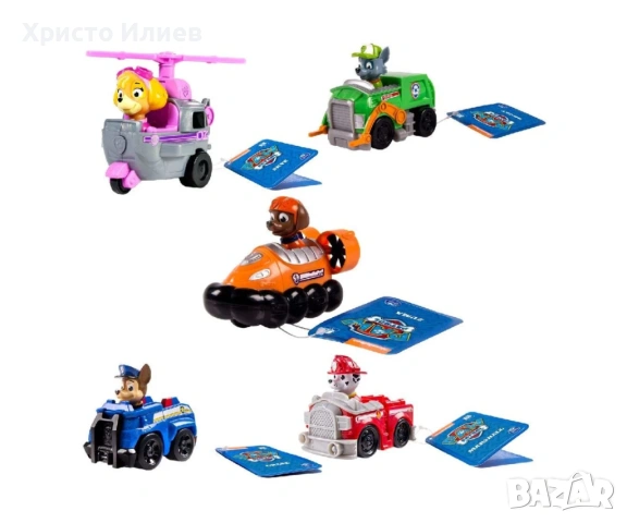 Paw Patrol кола Мини състезателни превозни средства Пес Патрул, снимка 2 - Коли, камиони, мотори, писти - 53974467