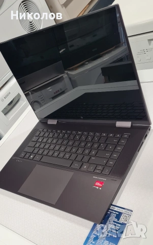 Лаптоп 2-в-1 HP ENVY x360 15.6" Touch / Ryzen 7 / 16GB RAM / 512GB SSD / Алуминиев, снимка 14 - Лаптопи за работа - 54582498