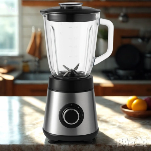 Блендер Muhler, 500W, 1.5 л, стъклена кана, снимка 3 - Блендери - 54875388