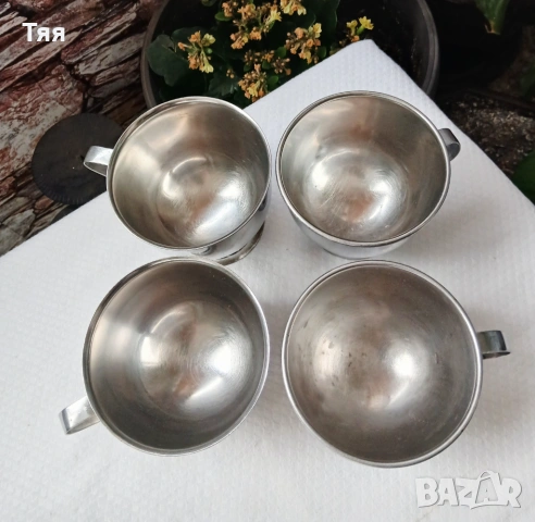 Големи чаши алпака с дръжки , снимка 4 - Чаши - 54446894