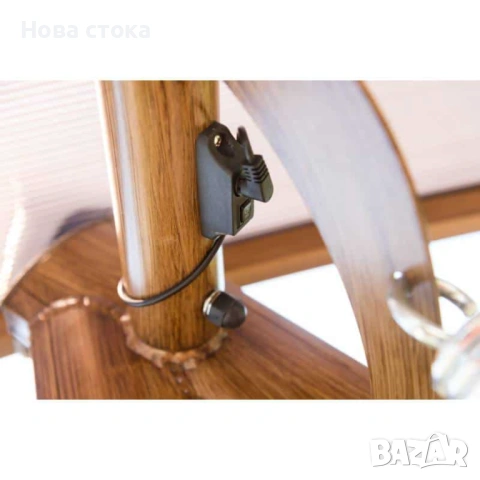 Градинска люлка със слънчеви панели, 200*120*190см, снимка 6 - Градински мебели, декорация  - 54009357