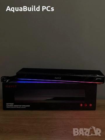 Havit PC Bluetooth 5.3 саундбар 20W RGB високоговорители , снимка 11 - Тонколони - 55529992