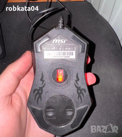 MSI Interceptor DS B1 Геймърска Мишка, снимка 2 - Клавиатури и мишки - 55071052