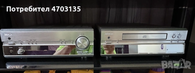 Denon DRA 201SA  и Denon Dcd 201 SA  ресивъи  икомпакт диск и дистанционно  не оригинално