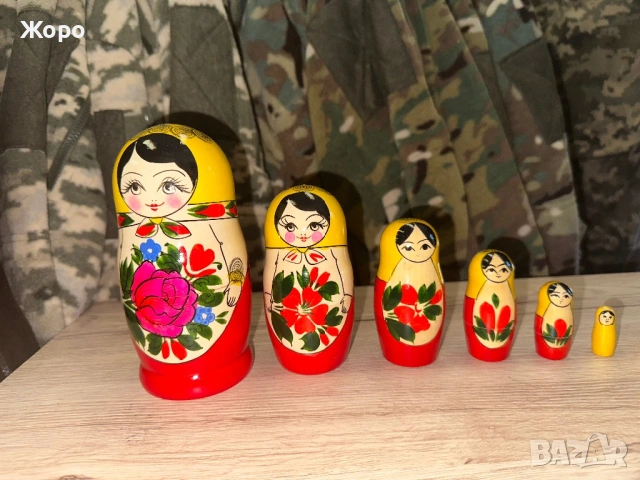 МАТРЬОШКА “Семьоновка”—6 части, снимка 3 - Колекции - 54674352