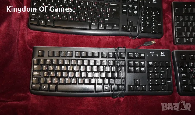 13 Клавиатури Logitech K120/Dell/Fujitsu KB410K/Gembird/Genius/A4Tech за Настолен Компютър , снимка 6 - Клавиатури и мишки - 55501007