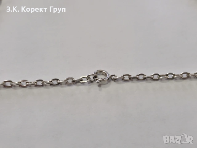 Сребърен синджир 8,45 гр., снимка 5 - Колиета, медальони, синджири - 55076116
