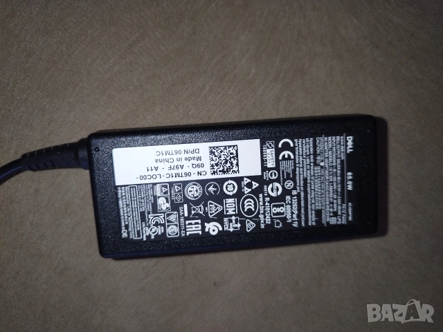 Оригинално зарядно за лаптоп DELL 65w, снимка 6 - Части за лаптопи - 54911524
