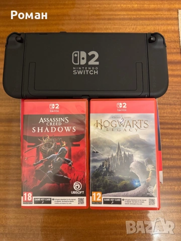 Nintendo switch 2 нов + 2 игри, снимка 4 - Nintendo конзоли - 55040911