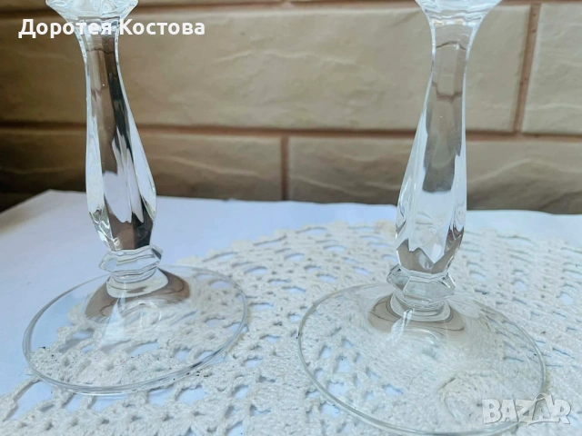 ROYAL ALBERT красиви кристални чаши от Англия в кутия, 2 бр , снимка 5 - Антикварни и старинни предмети - 54394632
