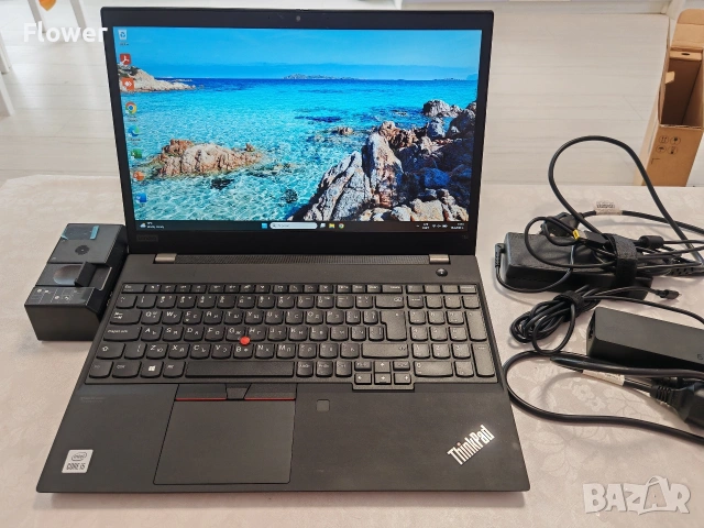 Lenovo ThinkPad T15 Gen 1 - i5 + докинг станция / ОТЛИЧЕН, снимка 12 - Лаптопи за работа - 54236398