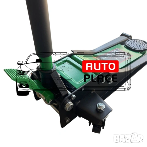 Нископрофилен крик крокодил 4 тона с две помпи и педал 75 – 505 мм ROCKFORCE, снимка 4 - Други инструменти - 54026361