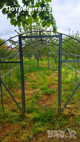 Оранжерия висока 2,10 м, широка 3 м, дълга 6 м., снимка 4 - Оранжерии - 54366198