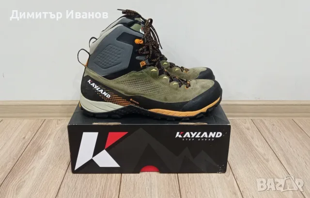 Мъжки туристически обувки Kayland Vision GTX (Olive/ Orange), Размер 46