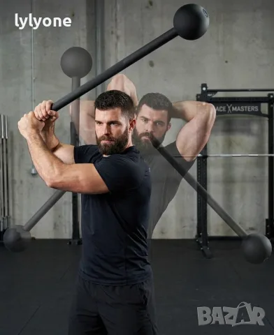 Стоманен Боздуган Булава и Индийски Бухалки Steel Mace Clubbell Macebell от 2 до 20кг Гира Чук Щанга