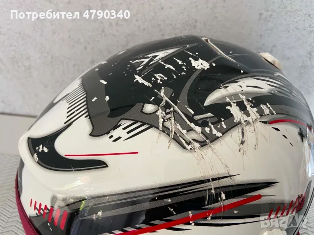 Кросова Каска За Мотор HJC Размер М 57см, снимка 7 - Аксесоари и консумативи - 55336189