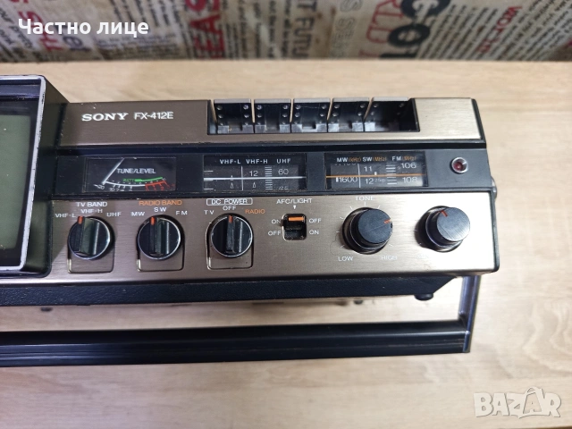 Sony FX-412E, снимка 8 - Радиокасетофони, транзистори - 54331940