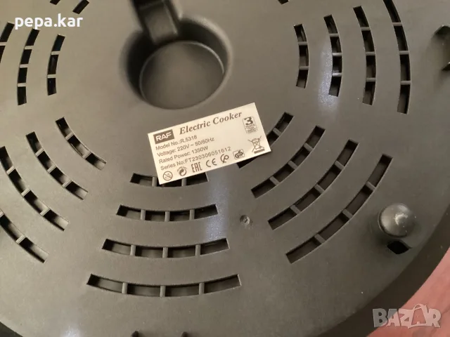 RAF. Electric cooker.Ел уред за готвене и пържене ,барбекю грил,1350w, снимка 6 - Котлони - 55456311