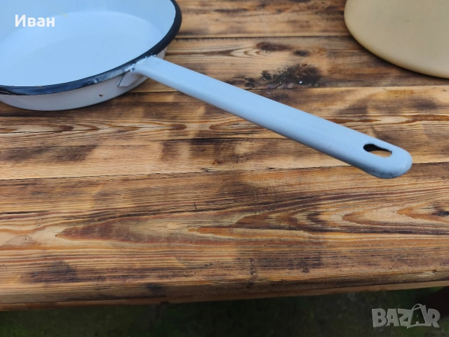 соц емайлиран тиган, снимка 5 - Съдове за готвене - 54117642