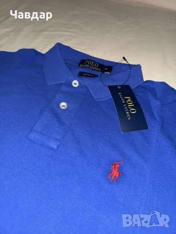 Мъжки тениски с яка Ralph Lauren , снимка 2 - Тениски - 55580371