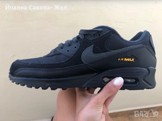 Nike Air Max 90 Black / Anthracite / University Gold