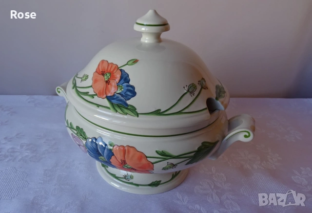 Супник - 2 литра , Villeroy & Boch Amapola 1980г., снимка 2 - Сервизи - 54967936
