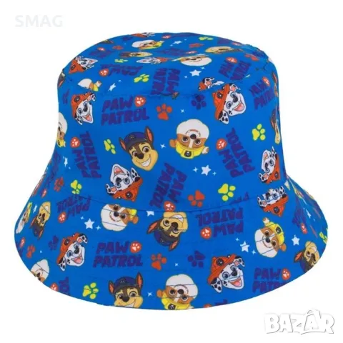 Бебешка шапка тип bucket за момче синя paw patrol лято_1248884