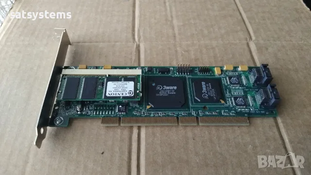  3ware Escalade 9500S-4LP 4-Port SATA PCI-X RAID Controller Card, снимка 5 - Други - 55333104