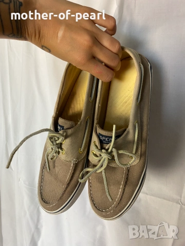 Оригинални дамски палубни обувки Sperry Bahama (Canvas Boat Shoes) – Номер 41