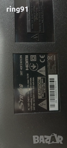 Захранване - TV3902-ZC02-01 F 303C3902066 TV Strong SRT 40FZ4013N, снимка 4 - Части и Платки - 54263410