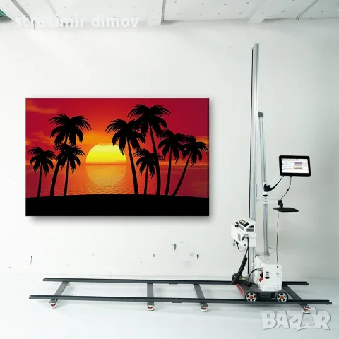 UV Wall Printer TMP1000 | Две Epson i1600 глави | + Комплект мастила, снимка 2 - Други машини и части - 55375915