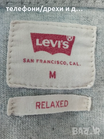 Оригинална памучна тениска Levi's като нова (M), снимка 3 - Спортни дрехи, екипи - 54768933