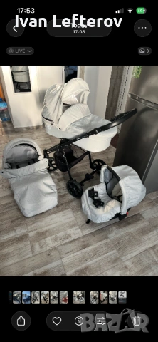 Бебешка количка Retrus Vaya 3 в 1