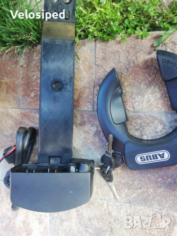 Шина за батерия Бош Bosch и заключващ механицъм Abus, снимка 3 - Велосипеди - 54101024