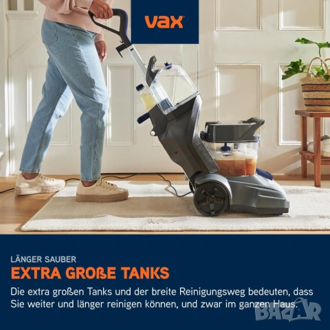 Професионална Машина за Пране на Килими и Тапицерии Прахосмукачка Vax SpinScrub Power Plus!, снимка 9 - Прахосмукачки - 54430689