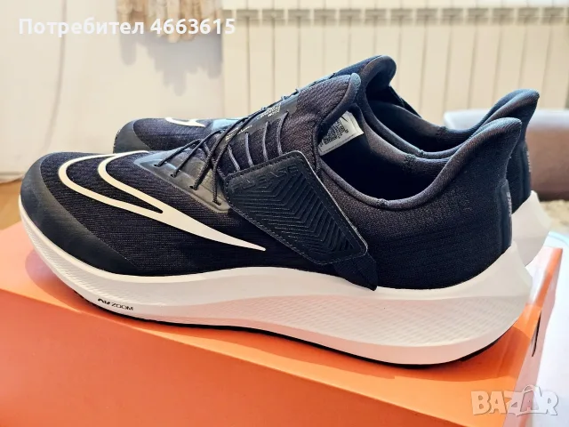 Чисто нови ! Мъжки маратонки Nike Air Zoom Pegasus - FlyEase – Номер 48.5 !, снимка 4 - Маратонки - 55366253