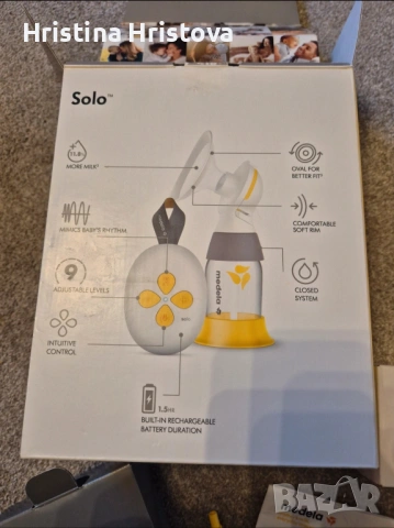Medela solo електрическа помпа за кърма , снимка 3 - Помпи за кърма - 54497094