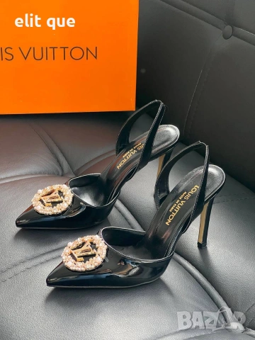 сандали на ток Louis Vuitton , снимка 4 - Сандали - 55229610
